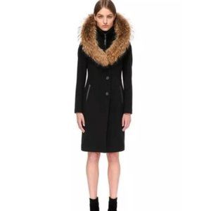Gorgeous! Mackage Mila Fur Trimmed Collar Coat